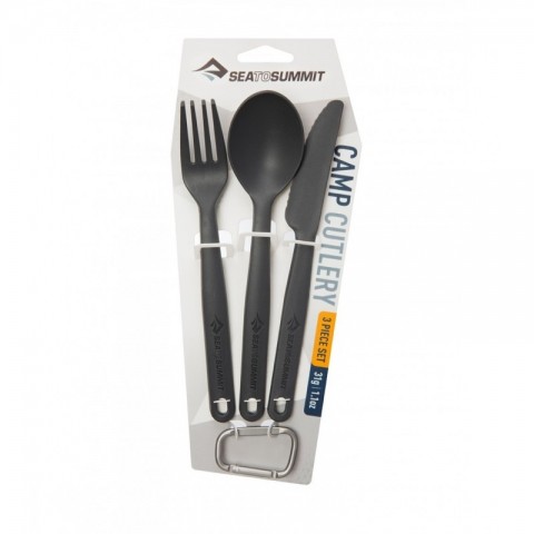 Sea to Summit Camp Cutlery Set Charcoal