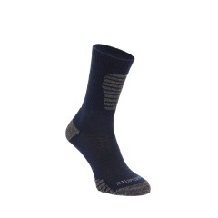 SILVERPOINT PACE CREW SOCK NAVY