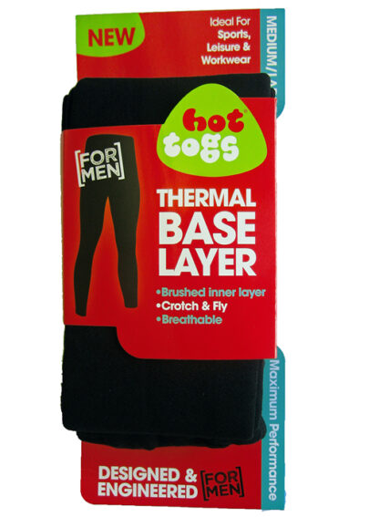 Mens Hot Togs Ultra Thermal Legging Black - Image 2