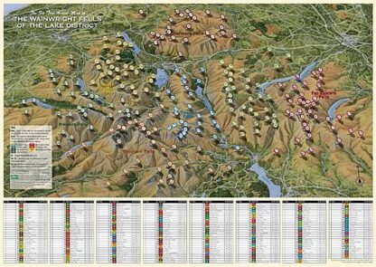 Wainwright Map & Tick List - Image 2