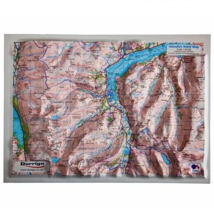 Raised Relief Map A4 Helvellyn and Striding Edge - Image 2