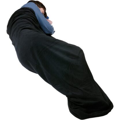 Trekmates Microfleece Sleeping Bag Liner Black