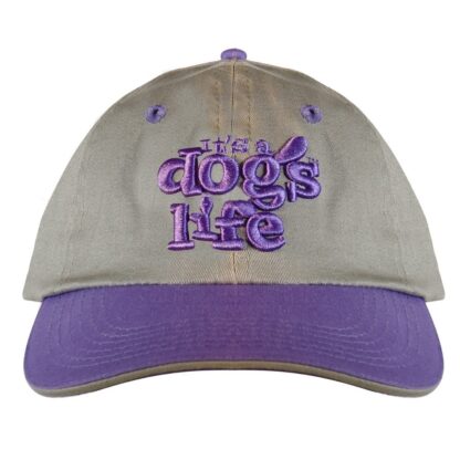 IT'S A DOGS LIFE CAP GREY/PURPLE