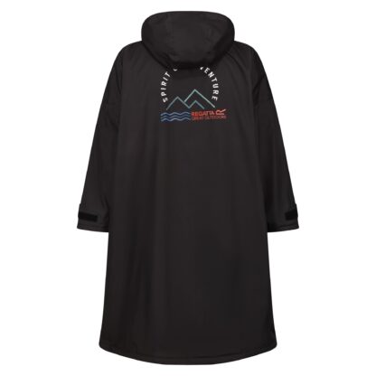 REGATTA WATERPROOF CHANGING ROBE BLACK - Image 7