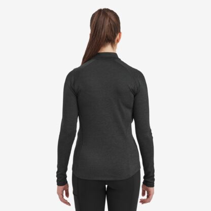 MONTANE LADIES DART ZIP NECK BLACK - Image 4