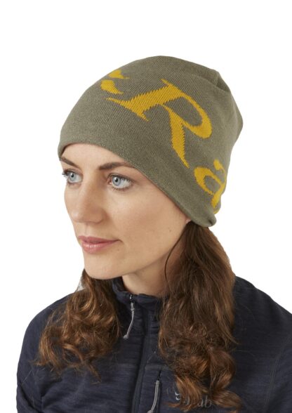 RAB LOGO BEANIE LT KHAKI/SAHARA - Image 2