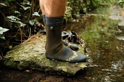 SEAL SKINZ RAYNHAM WATERPROOF SOCKS BLACK/GREY - Image 3