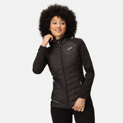 REGATTA LADIES ANDRESON HYBRID JACKET BLACK - Image 4