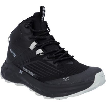 HI-TEC MENS FUSE TRAIL MID WP BLACK/CHARCOAL/COOL GREY - Image 3