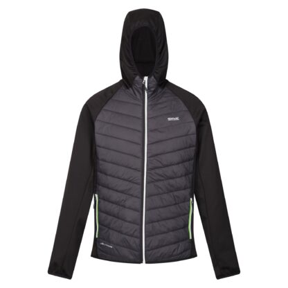 REGATTA MENS ANDRESON HYBRID JACKET ASH/BLACK