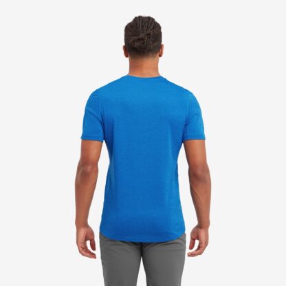 MONTANE MENS DART T SHIRT NEPTUNE BLUE - Image 3