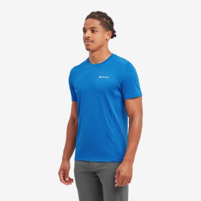 MONTANE MENS DART T SHIRT NEPTUNE BLUE - Image 4