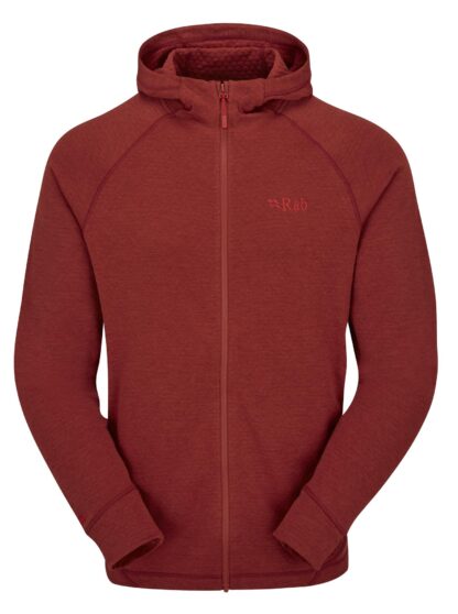 RAB MENS NEXUS HOODY TUSCAN RED