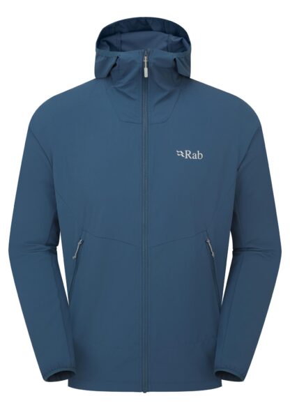 RAB MENS BOREALIS HOODY TEMPEST  BLUE - Image 2