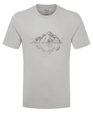 RAB MENS CRIMP REFLECTION TEE LIGHT ZINC