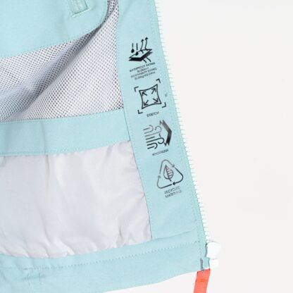 DARE2B KIDS EXPLORE WATERPROOF JACKET ELEMENT GREY/AQUIFER - Image 6