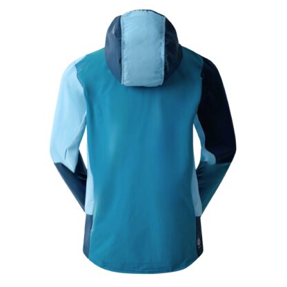 DARE2B MENS LATITUDINAL SOFTSHELL JACKET MOONLIGHT DENIM/HERITAGE BLUE - Image 2