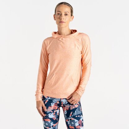 DARE2B LADIES SPRINT CITY HOODY PALE PEACH MARL - Image 9
