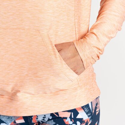 DARE2B LADIES SPRINT CITY HOODY PALE PEACH MARL - Image 6