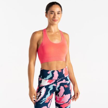 DARE2B LADIES DON'T SWEAT IT BRA PEACH BLOOM - Image 10