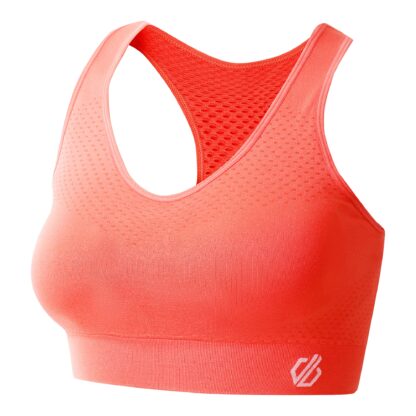 DARE2B LADIES DON'T SWEAT IT BRA PEACH BLOOM - Image 3