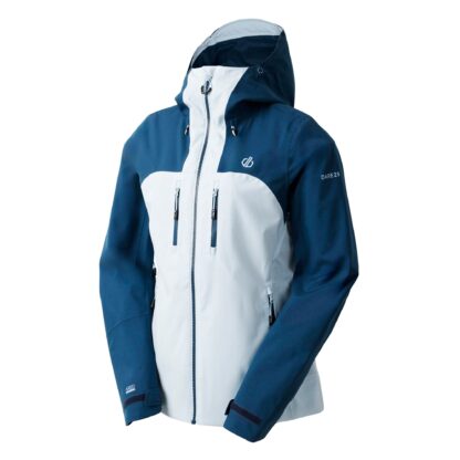 DARE2B LADIES DIVERGING JACKET MOONLIGHT DENIM/SKYWAY - Image 3