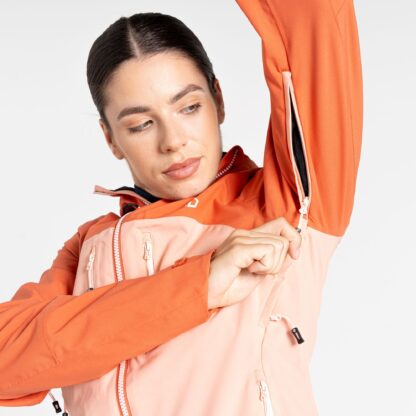 DARE2B LADIES DIVERGING JACKET BURNT SIENNA/SHRIMP - Image 7