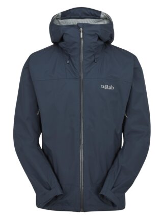 RAB MENS DOWNPOUR PLUS 2.0 JACKET TEMPEST BLUE