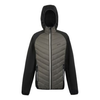 REGATTA MENS ANDRESON HYBRID JACKET TREETOP/BLACK