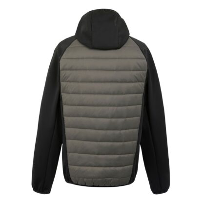 REGATTA MENS ANDRESON HYBRID JACKET TREETOP/BLACK - Image 3