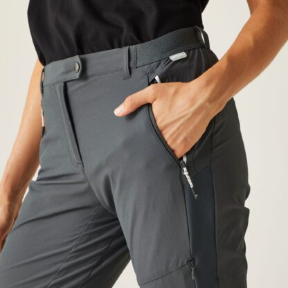 REGATTA LADIES MOUNTAIN TROUSERS SEAL GREY - Image 6
