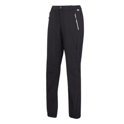 REGATTA LADIES MOUNTAIN TROUSERS BLACK - Image 2