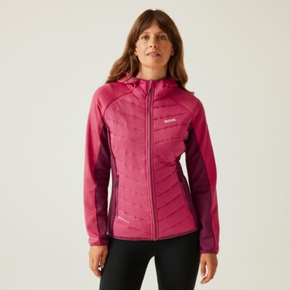 REGATTA LADIES ANDRESON HYBRID JACKET POP/BEAUJOLAIS - Image 10