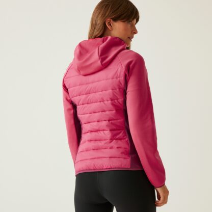 REGATTA LADIES ANDRESON HYBRID JACKET POP/BEAUJOLAIS - Image 9