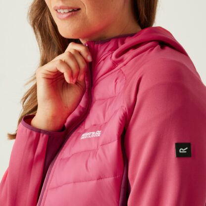 REGATTA LADIES ANDRESON HYBRID JACKET POP/BEAUJOLAIS - Image 6