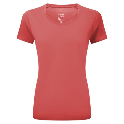 SPRAYWAY LADIES COLINA TEE EMBERGLOW