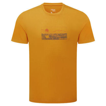 SPRAYWAY MENS MIRROR TEE TUMERIC