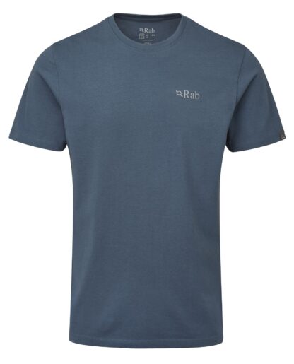 RAB MENS STANCE MOUNTAIN PEAK TEE TEMPEST BLUE - Image 6