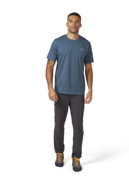 RAB MENS STANCE MOUNTAIN PEAK TEE TEMPEST BLUE - Image 4