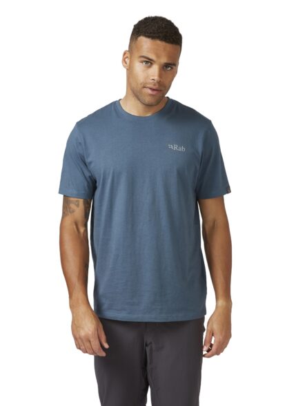 RAB MENS STANCE MOUNTAIN PEAK TEE TEMPEST BLUE - Image 3