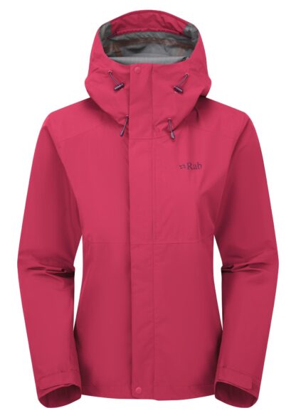 RAB LADIES DOWNPOUR JACKET WATERMELLON