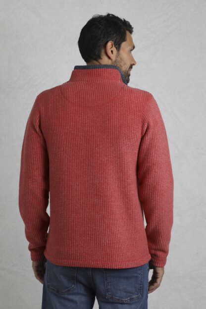WEIRD FISH MENS NEWARK FLEECE BARB RED - Image 4