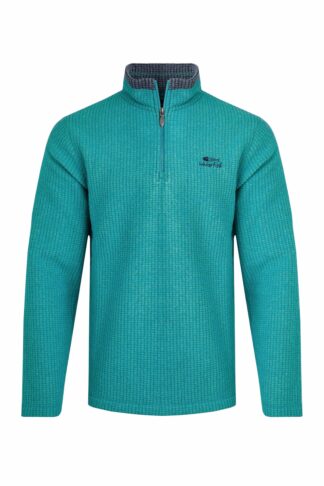 WEIRD FISH MENS NEWARK FLEECE VIRIDIS