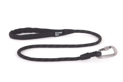 MOUNTAIN PAWS ROPE DOG LEAD BLACK