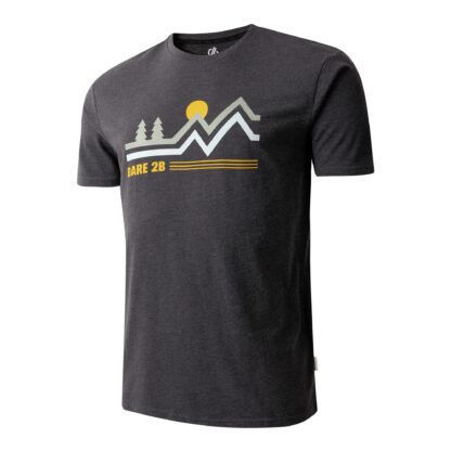 DARE2B MENS MOVEMENT TEE CHARCOAL GREY - Image 3