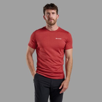 MONTANE MENS DART T SHIRT DARK MAPLE - Image 2
