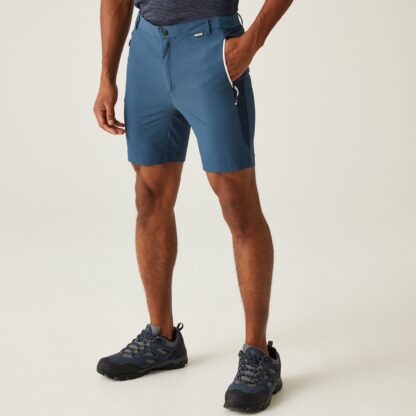 REGATTA MENS MOUNTAIN WALKING SHORTS MOONLIGHT DENIM - Image 8