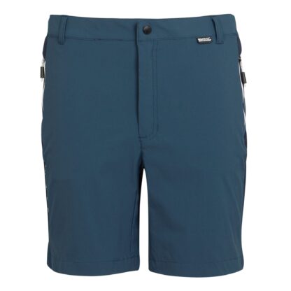 REGATTA MENS MOUNTAIN WALKING SHORTS MOONLIGHT DENIM - Image 4
