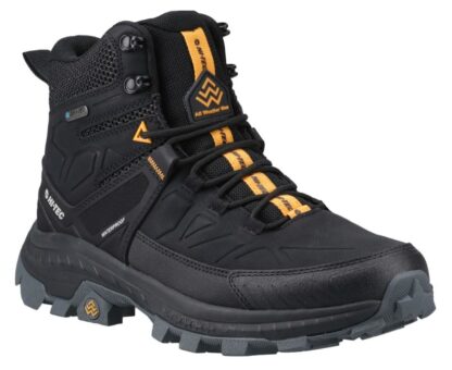 HI-TEC MENS RAINIER WATERPROOF BLACK