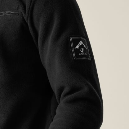 DARE2B MENS AFFINITY FLEECE BLACK - Image 7